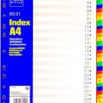 Separador A4 Numérico 1 a 31