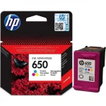 Tinteiro HP 650 Tricolor CZ102AE 2515/3515 ~200 Pag.