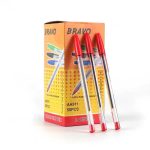 ESFEROGRÁFICA VERMELHA BRAVO 50PCS
